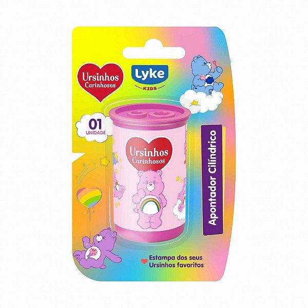Apontador Cilíndrico Ursinhos Carinhosos 2 Furos