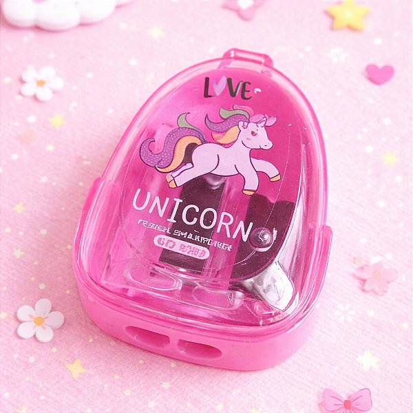 Apontador Duplo Unicórnio com Depósito