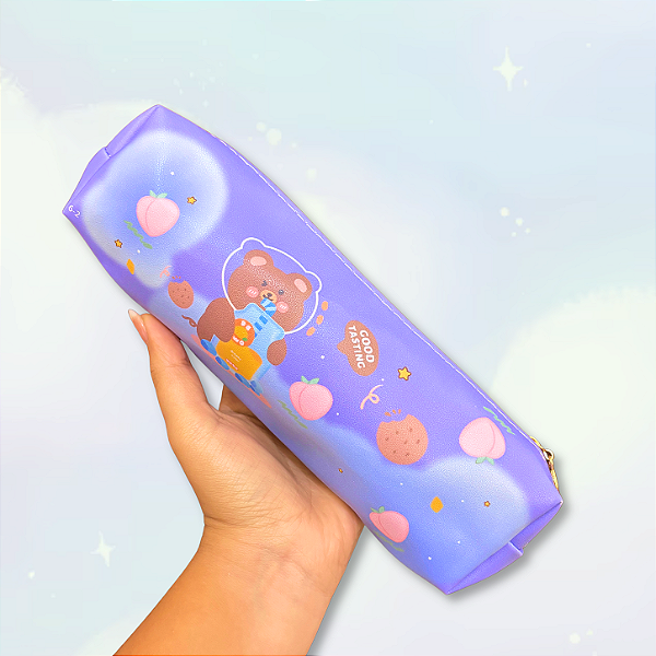 Estojo Ursinho Kawaii