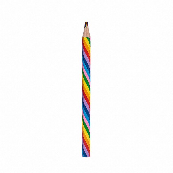 Lápis de Cor Jumbo Arco-íris Lyke Traçado Multicolorido