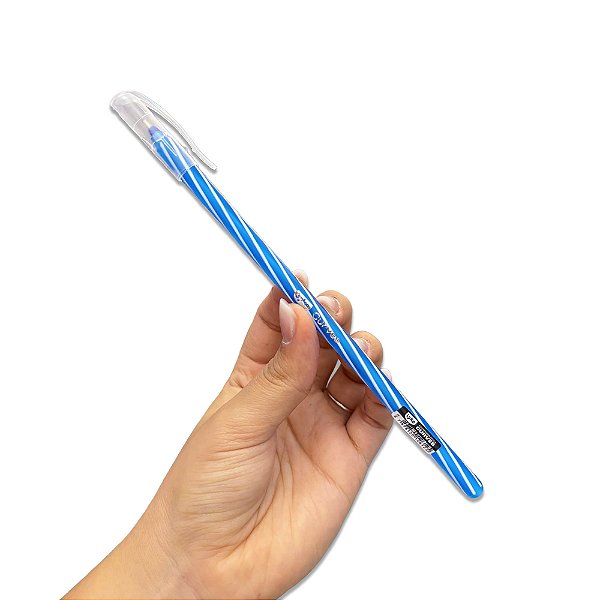 Caneta Esferográfica Azul Curves Spiro 0.7 mm 17,5 cm Lyke