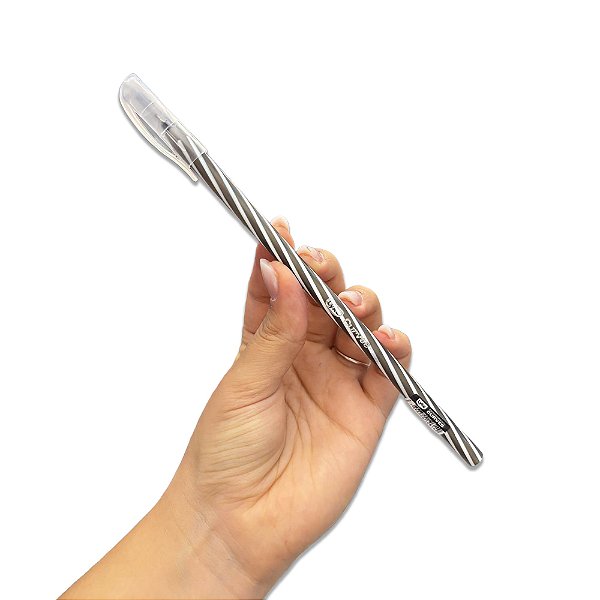 Caneta Esferográfica Preto Curves Spiro 0.7 mm 17,5 cm Lyke
