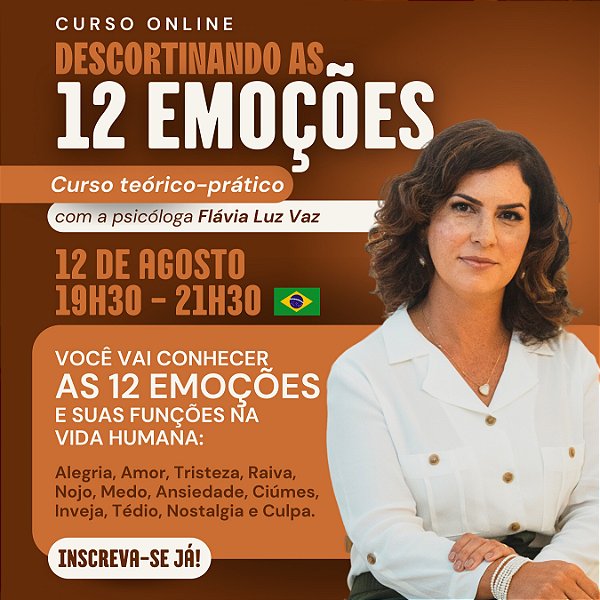 CURSO DESCORTINANDO AS 12 EMOÇÕES