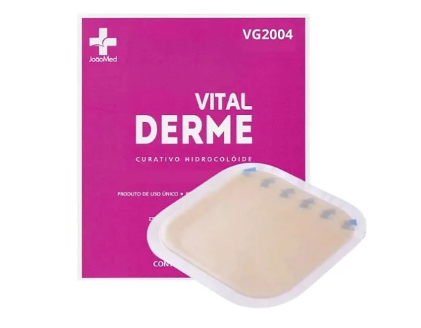 Curativo Hidrocoloide 15 x 15cm Regular  Unidade - Vital Derme