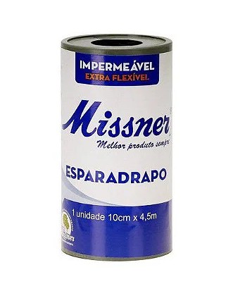 Esparadrapo 10cm x 4,5m Impermeável - Missner