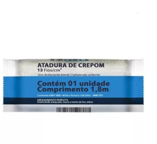 Atadura Crepe 10cm x 1,8m / Unidade - Neve