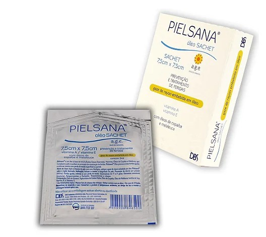 Gaze Rayon Pielsana 7,5cm x 7,5cm - 3ml A.G.E Unidade - DBS
