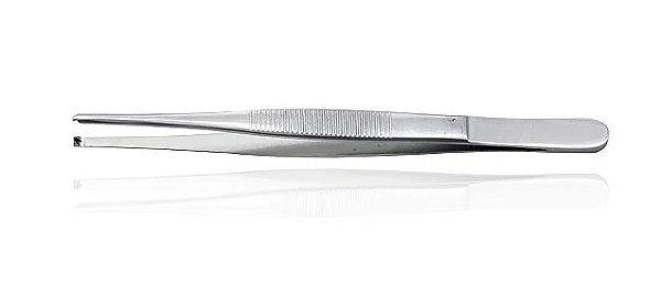 Pinça Anatômica Dente de Rato 10,5cm em Aço Inoxidável - Vital Gold
