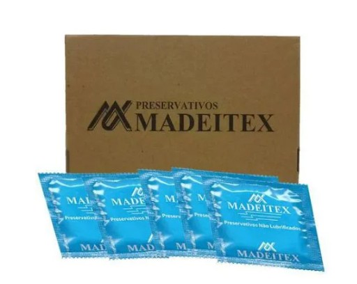 Preservativo não Lubrificado P/ Uso Clínico C/ 144 Unidades - Madeitex