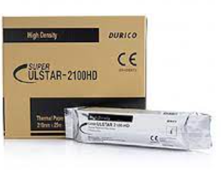 Papel Térmico para Ultrassom HD 210cm x 25m  Video Printer - Ulstar 2100HD