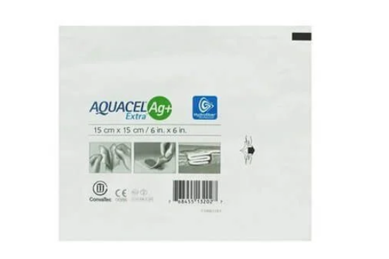 Curativo Aquacel AG+Extra Estéril 15cm x 15cm Unidade - Convatec