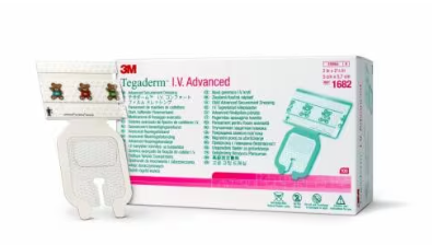 Curativo Tegaderm de Proteção Avançada  5,72cm x 5,08cm IV Advanced - 1682 Unidade - 3M