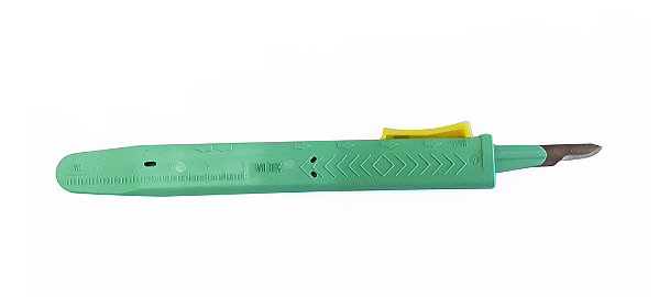 Bisturi Descartável Nº 24 com Dispositivo de Segurança / Unidade - Wiltex