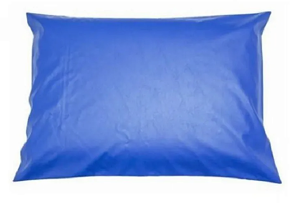 Capa Impermeável Azul para Travesseiro Hospitalar 50cm x 70cm Unidade - Masters