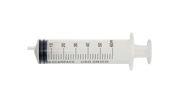 Seringa de 60ml Bico Slip Unidade - Descarpack