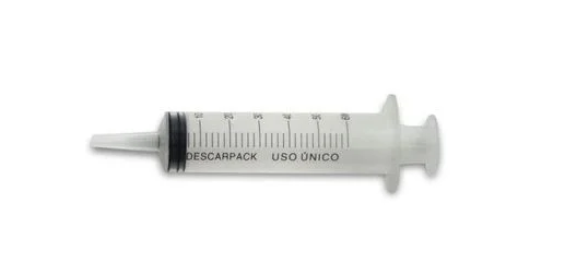 Seringa de 60ml Bico Cateter Unidade - Descarpack