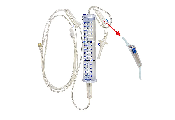 Equipo Bureta com Câmara Graduada 150ml Unidade - Descarpack