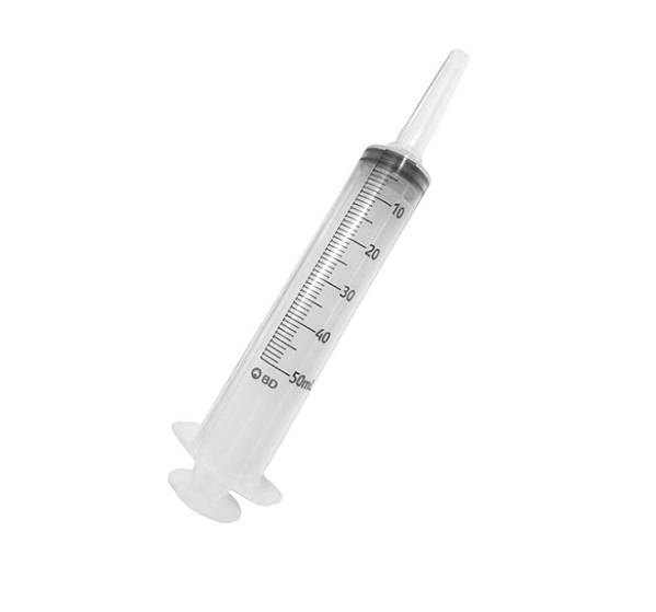 Seringa de 50ml Bico Cateter C/ Tampa Ref: 303553 Unidade - BD