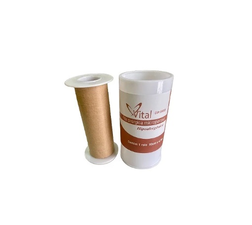Micropore Carretel Bege 10cm x 10m - Vital