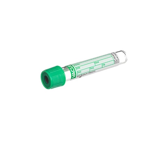 Tubo Verde 3,5ml com Heparina Litica e Gel C/50 Unidades Vacuette - Greiner