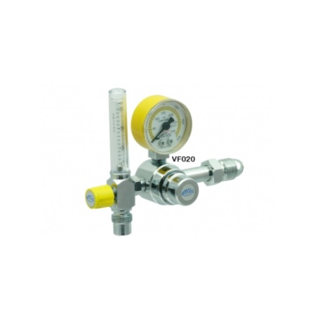 Válvula Reguladora P/ Cilindro com Fluxômetro (Ar Comprimido AR) VF020 - Unitec