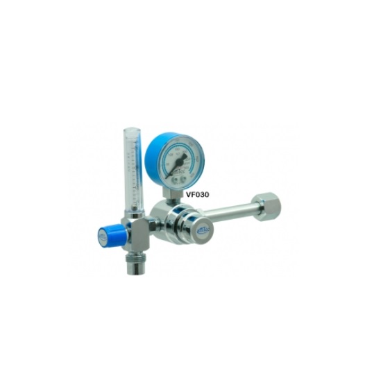 Válvula Reguladora P/ Cilindro com Fluxômetro (Óxido Nitroso) VF030 - Unitec