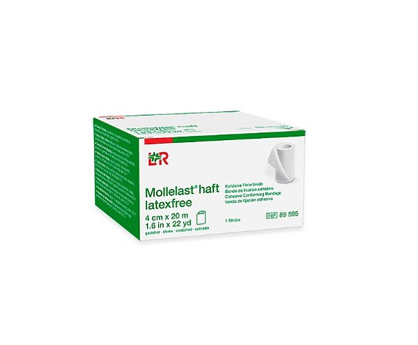 Bandagem Coesiva 4cm x 20M Mollelast Haft Latex Free - Lohmann & Rauscher