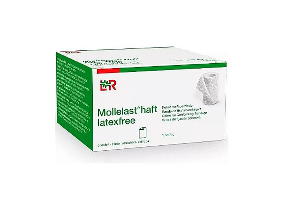 Bandagem Coesiva 10cm x 20M Mollelast Haft Latex Free - Lohmann & Rauscher