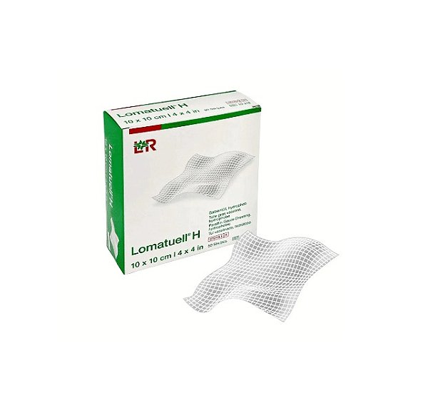 Curativo de Gaze Parafinada 10cm x 30cm Não Aderente Lomatuell H Unidade - Lohmann & Rauscher