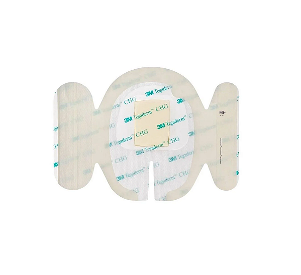 Curativo Filme Transparente Tegaderm CHG 10cm x 15,5cm C/ Clorex 2% ref: 1659R - 3M