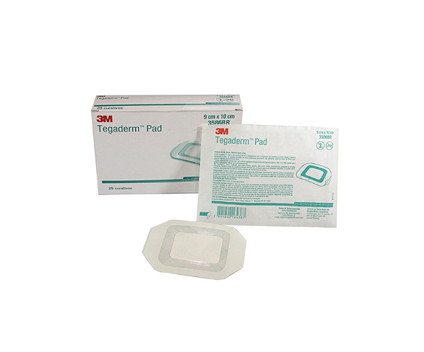 Curativo Filme Transparente Tegaderm Pad 9cmx10cm Ref: 3586BR- 3m