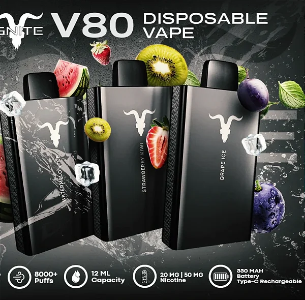 IGNITE V80 – 8000 Puffs – Pod Descartável