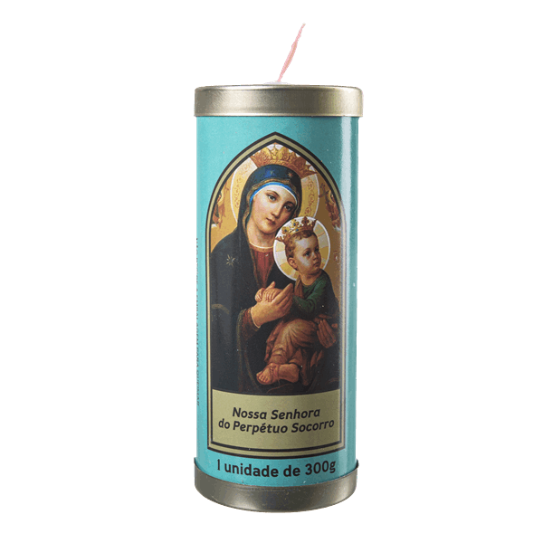 Vela Nossa Senhora Do Perpétuo Socorro Chapinha (300g)