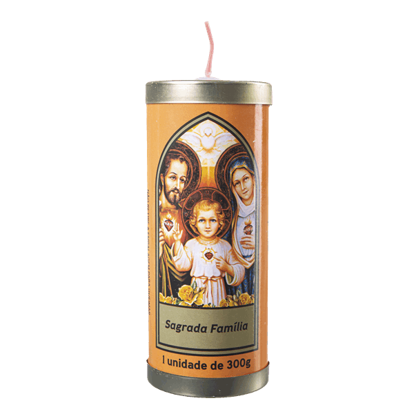 Vela Sagrada Família Chapinha (300g)