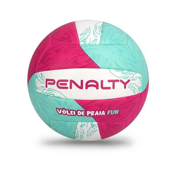 Bola Volei Praia Fun Xxi Penalty Branco/Verde/Rosa