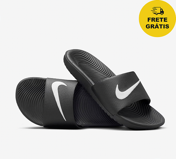 Nike Kawa Slide Preto/Branco