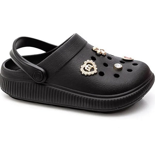 Babuche Molekinha  Preto