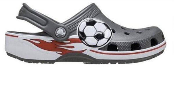 Crocs Soccer Band  Cinza