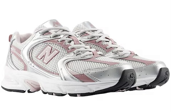 Tênis New Balance Prata/Rosa