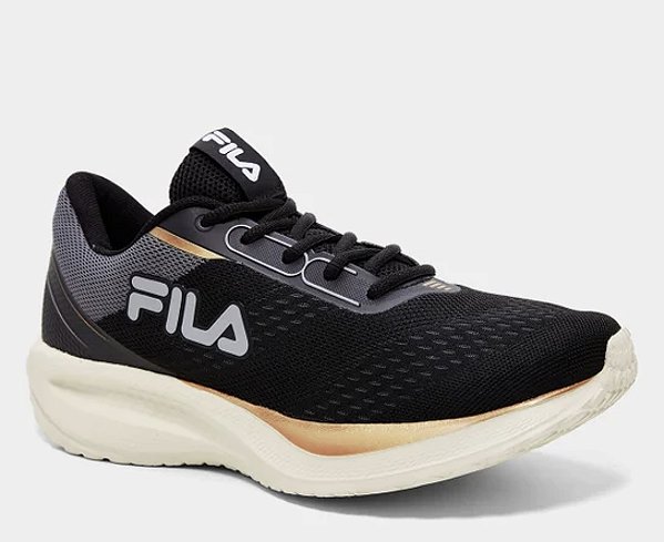 Tênis Fila Rise Up Preto/Cobre