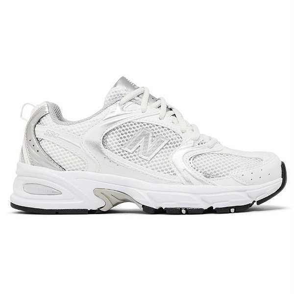 Tênis New Balance Branco/Prata