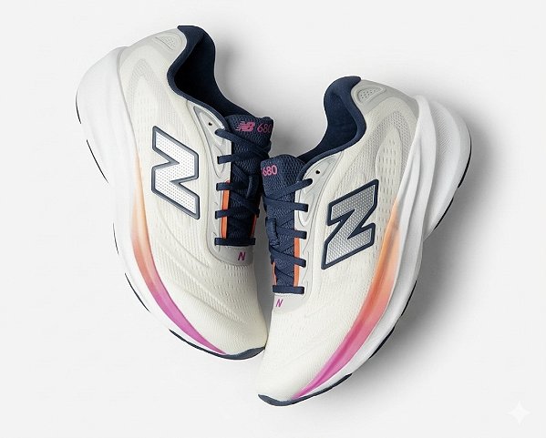 Tênis New Balance 680V9 Fresh Foam Bege