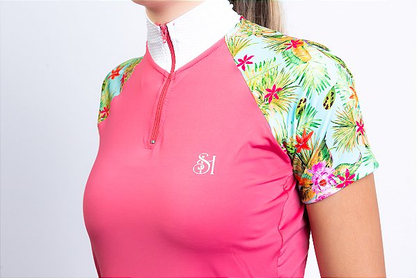 CAMISA FLORATA MANGA CURTA