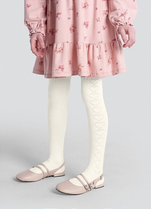 Meia-calça Coração