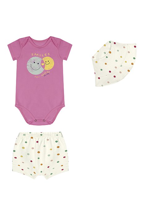 Conjunto Sorriso com 3 peças