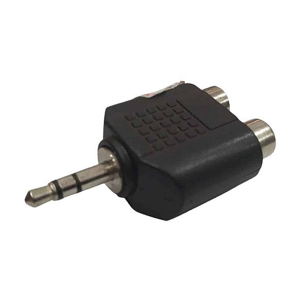 Adaptador P2 Stereo x 2 Jack RCA