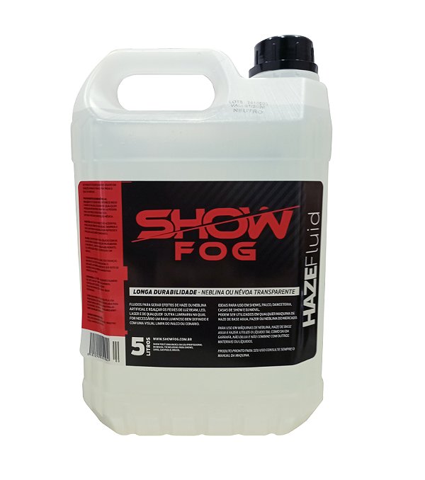 Líquido Para Máquina de fumaça Haze USA Água 5L