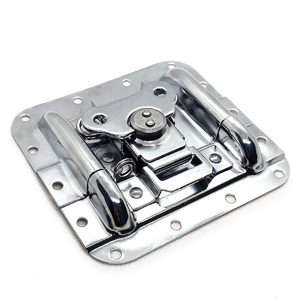 Fecho de Metal Médio Borboleta c/Porta Cadeado Externo