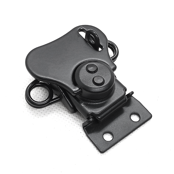 Fecho Borboleta Externo Preto Pequeno c/ porta cadeado