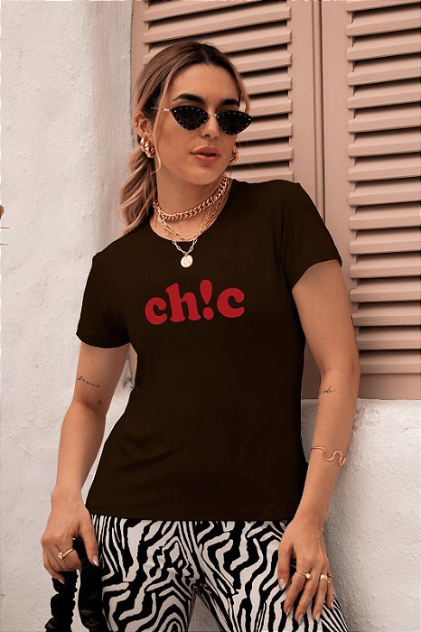 T-SHIRT CHIC DTF CHOCOLATE